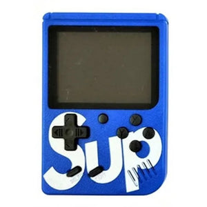 Mini Portable Manual Retro 8-bit Video Game Console with 3,0 Inch Screen Colorful LCD for Children 400 Games Included